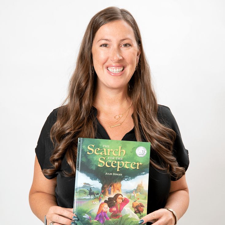 Julie Dinges, author of The Search for the Scepter